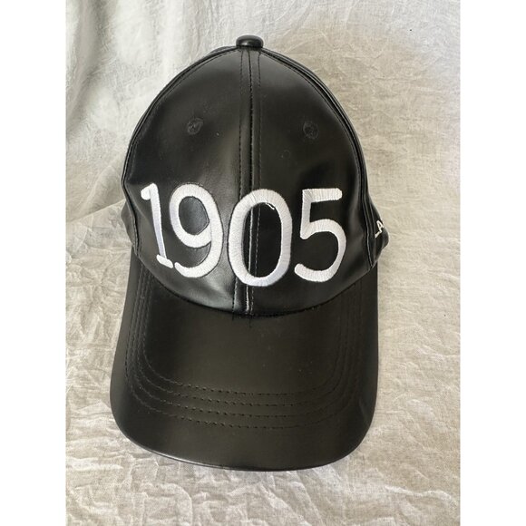 🌵4/$25 Las Vegas, Nevada 1905 Hat Cap Snap‎ Back Black Baseball Faux Leather - Picture 2 of 7